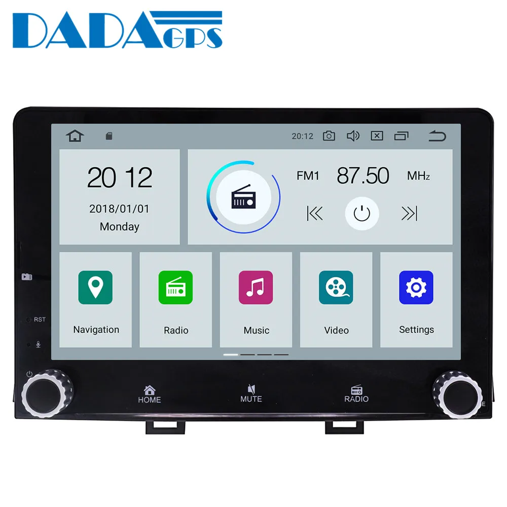 Новейший автомобильный мультимедийный радиоплеер Android 9 0 4 + 32 ГБ для KIA RIO 2017 2018 GPS