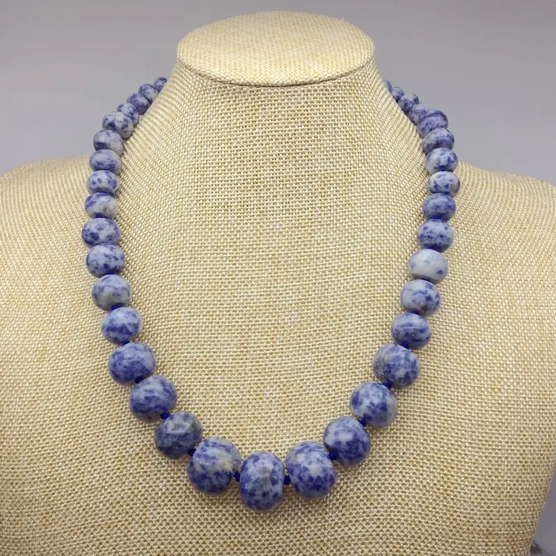 17 Цвета женское Короткое ожерелье из природного камня бисера Градуированный