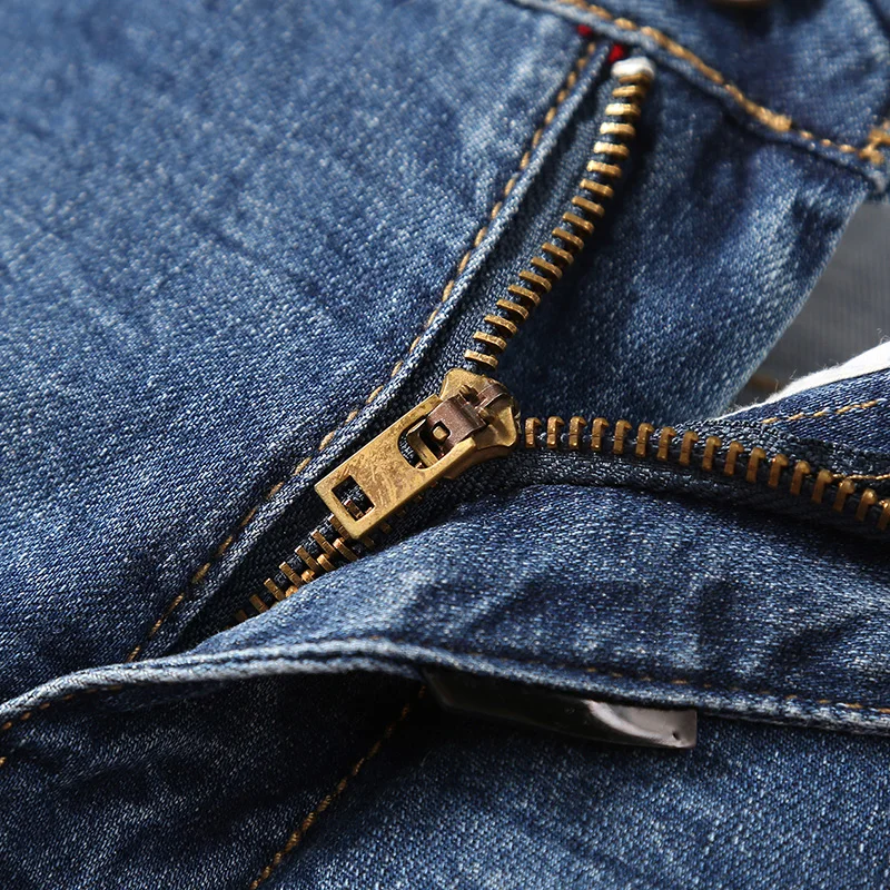 Мужские прямые джинсы размеры 28 40 98% хлопок|biker jeans|biker jeans brandbrand biker |