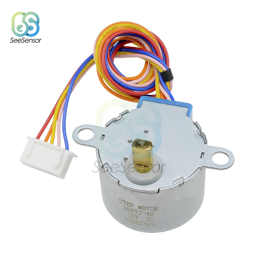 28BYJ 48 DC 5V 12V понижающий шаговый двигатель 4 фаза 28byj 28byj48 для arduino Diy Kit|Шаговый