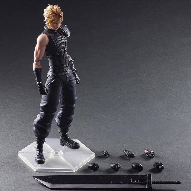 26 см Final Fantasy VII 7 Вариант № 1 фигурка Cloud Strife переменная облачная полоса ПВХ игрушка