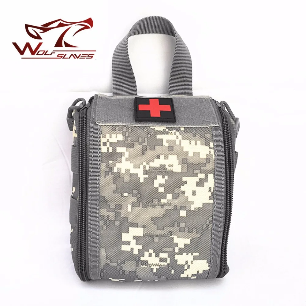 Outdoor Airsoft Bag Tactical Medical Pouch First Aid Kit Patch Tool Molle Cover Hunting Emergency Survival Package | Спорт и