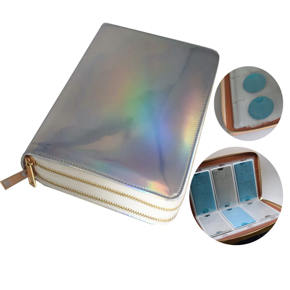 Голографическая пластина для стемпинга ногтей держатель пустой чехол 216 слотов