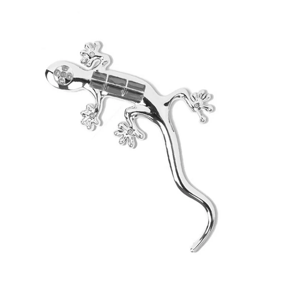 Наклейка на голову Gecko из цинкового сплава хромированная 3D Металлическая Эмблема