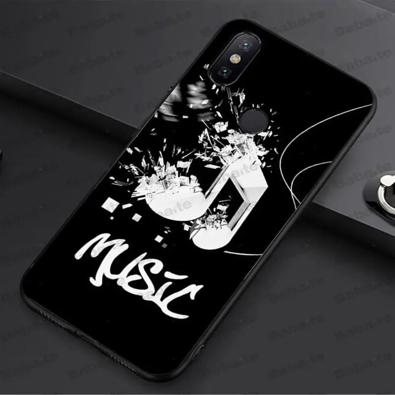 Мягкий чехол для телефона Babaite Music Is My Love Custom Photo redmi 5plus 5A 6pro 4X note5A note4x note7 6A