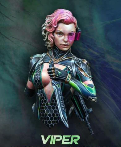 Разобранная 1/12 женщина убийца древняя историческая бюст набор из смолы