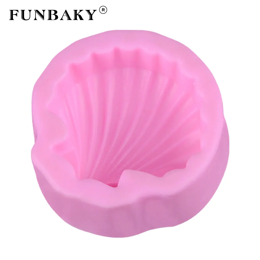 FUNBAKY силиконовая форма для мыла в виде раковины океана детская свечная ручной