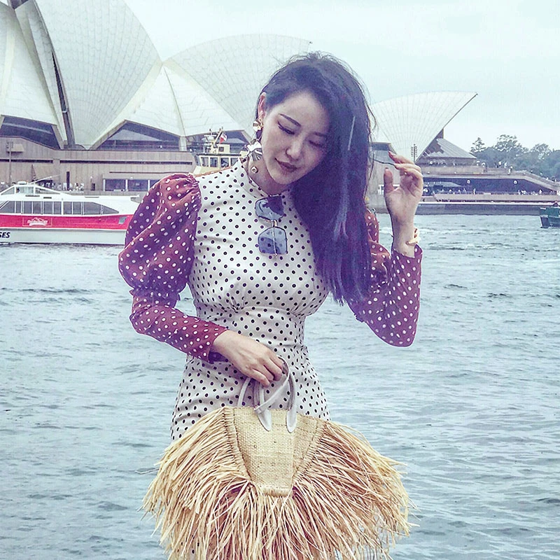 Летние Новые модные женские сумки длинные Популярные пляжные тоуты с бахромой