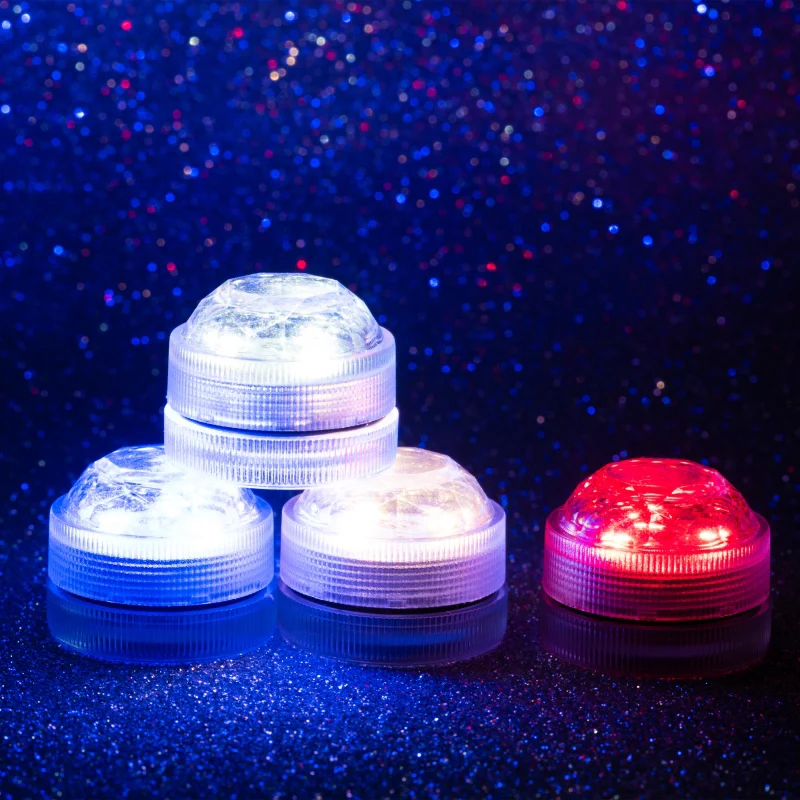 Кнопка Батарея дистанционного водонепроницаемый RGB погружной светодиодный фонарь для использования под водой использовать ночную лампу для вазы аквариум вечерние Декор бассейна
