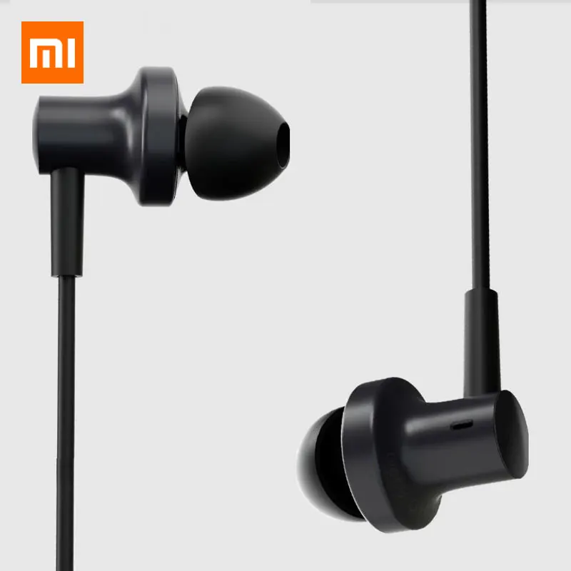 Оригинальные Xiaomi mi Hybrid Pro HD 2 Наушники-вкладыши проводное управление двойной драйвер с mi C для Red mi Note 5 plus mi 8