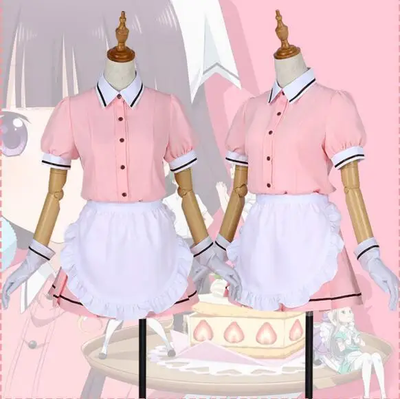 Аниме смесь S Косплей Костюм Хината Кахо/сакураномия Maika/Amano Miu/Hoshikawa Mafuyu/Kanzaki Hideri