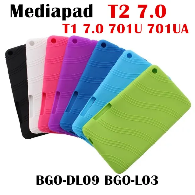 Для Huawei MediaPad T2 7.0 bgo-dl09 bgo-l03 чехол для планшета Мягкие силиконовые ТПУ T1 плюс t1-701u