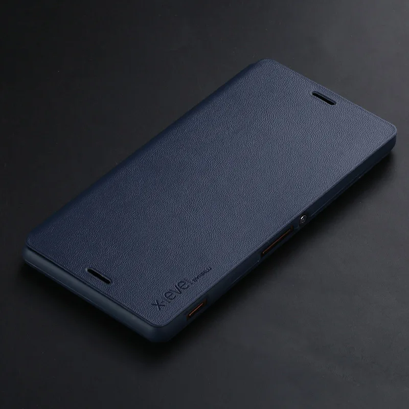 X-Level роскошный Бизнес Стиль из искусственной кожи чехол для sony Xperia Z3 откидная