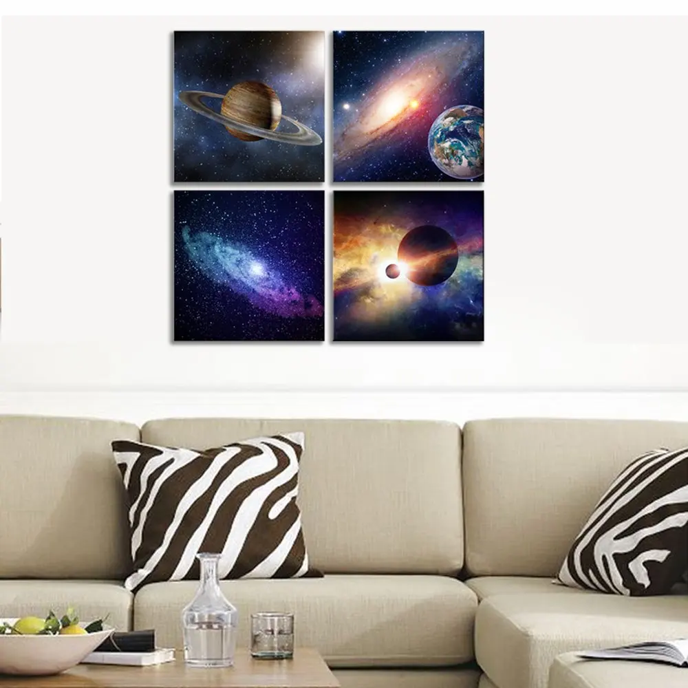 

Canvas Prints Wall Art Paintings for Bedroom Home Decorations Universal Magic Power Modern 4 Piece Drop Shipping