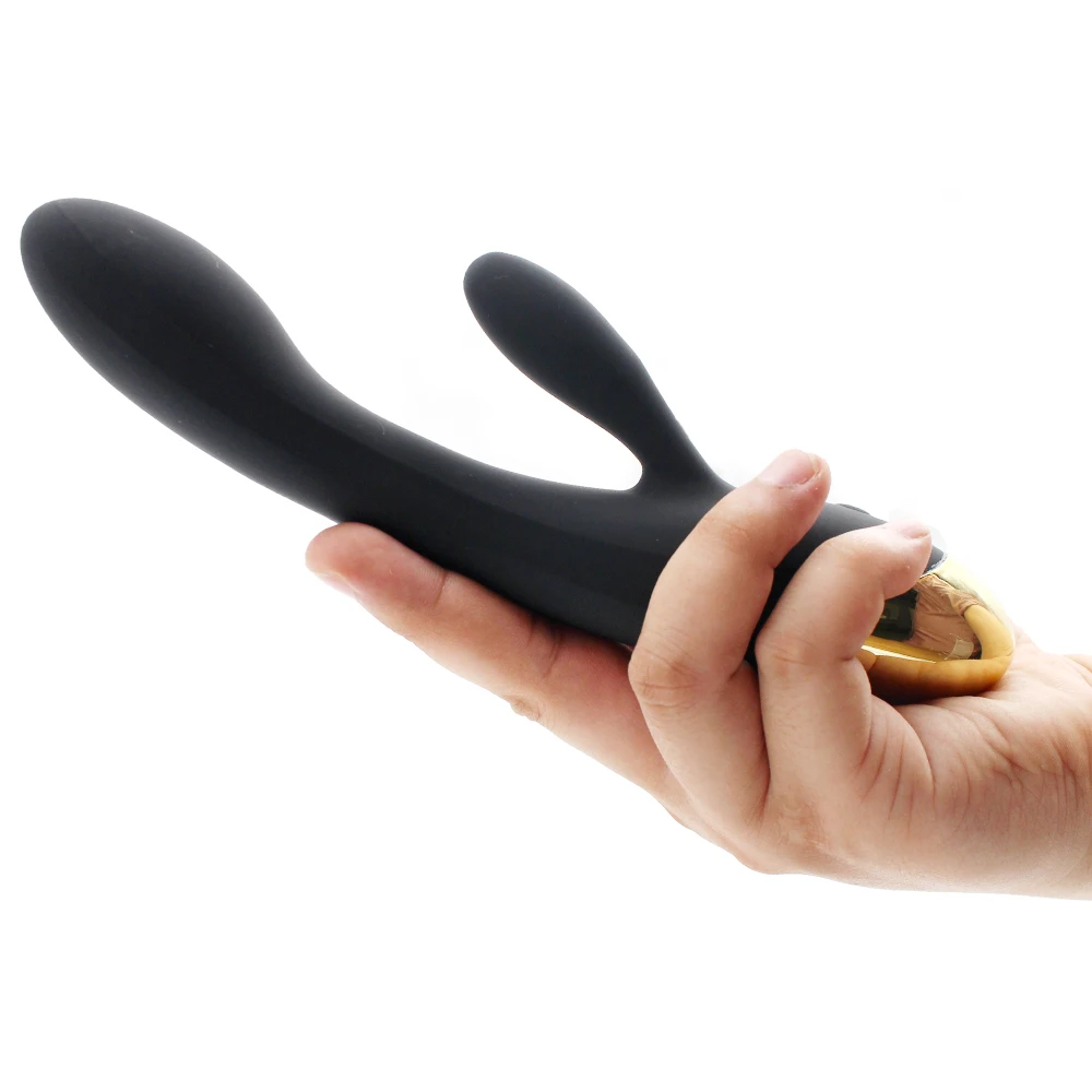 Водонепроницаемый перезаряжаемый Кролик G spot массажный фаллоимитатор вибратор