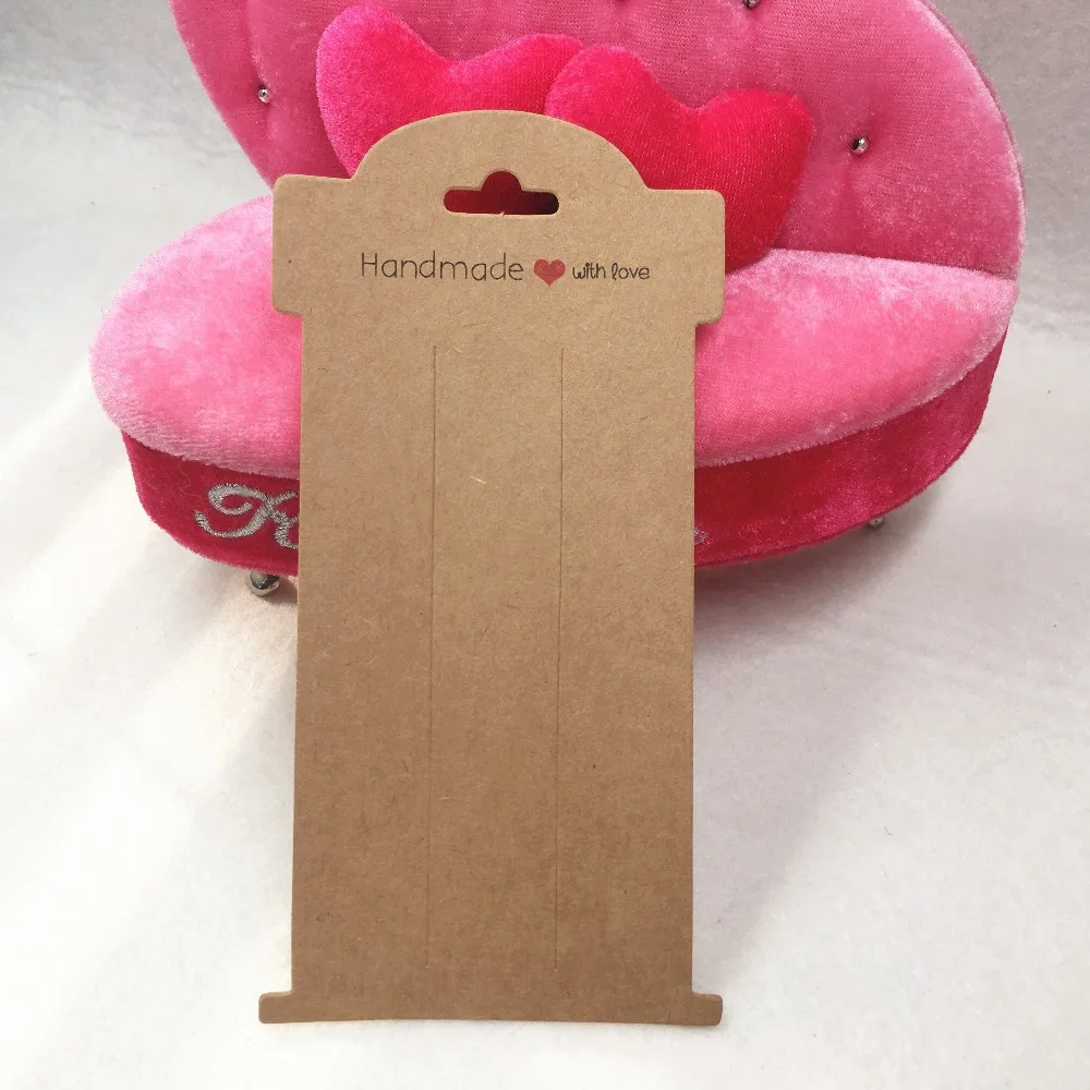 100 pcs Fashion Jewelry Hairpin Display Paper Cards Hair Packaging Accessory Tags 16x8cm | Украшения и аксессуары