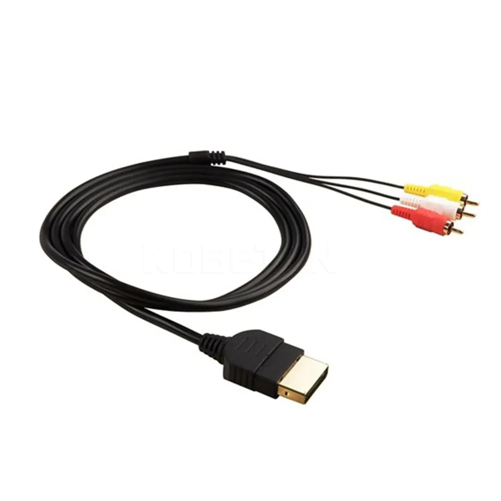 Кабель-переходник 1 8 м на 3 RCA композитный для AV-ТВ кабель-переходник 3RCA RGB 1080P XBOX 360