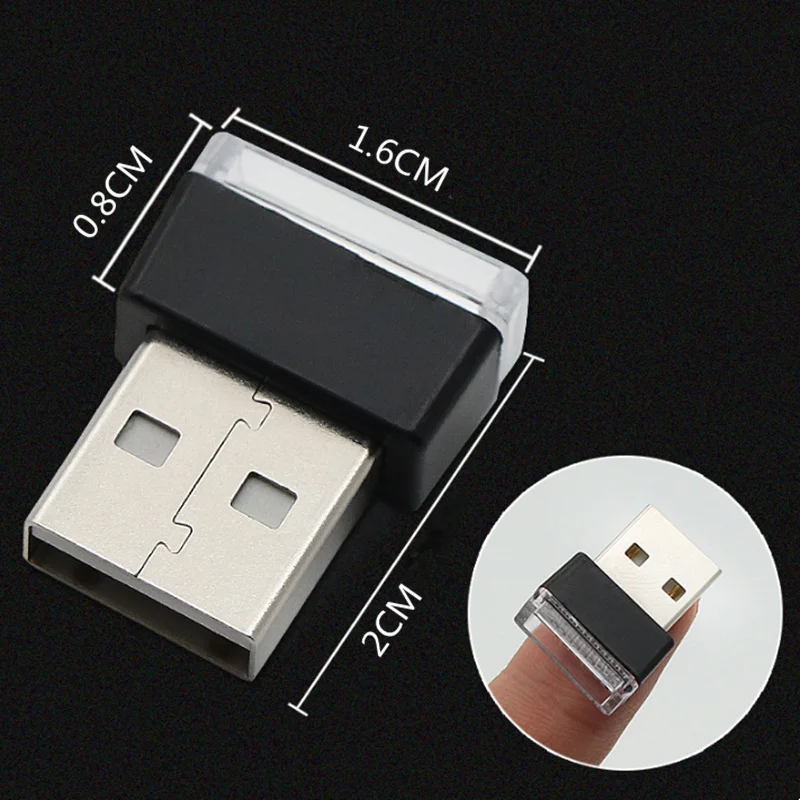 Автомобильный Стайлинг USB LED атмосферные огни декоративная лампа для citroen c4 toyota