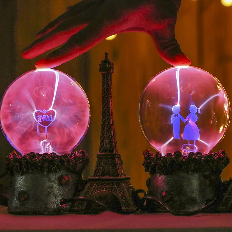 Эйфелева башня креативный сенсорный волшебный шар ионы электростатический
