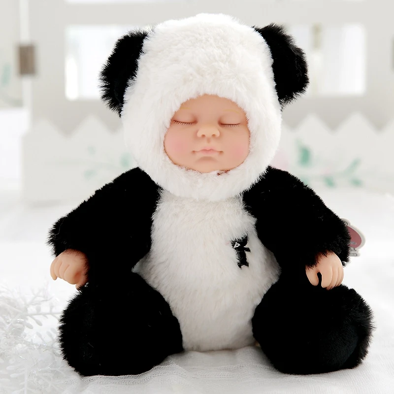 28 см Плюшевые силиконовые игрушки мягкие Детская кукла новорожденная Игрушка
