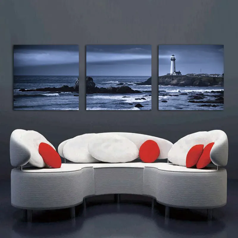 

BANMU Oil Painting Lighthouse Decoration Painting Home Decor On Canvas Modern Wall Art Canvas Print Poster Canvas Painting