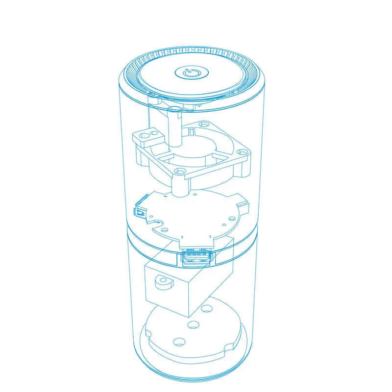 Воздушный диффузор удобный автомобильный очиститель воздуха авто для дома на