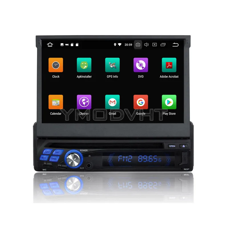 YMODVHT 7 дюймов Android 6 0 Восьмиядерный PX5 2 Гб ОЗУ 32 ПЗУ Универсальный 1DIN автомобильный