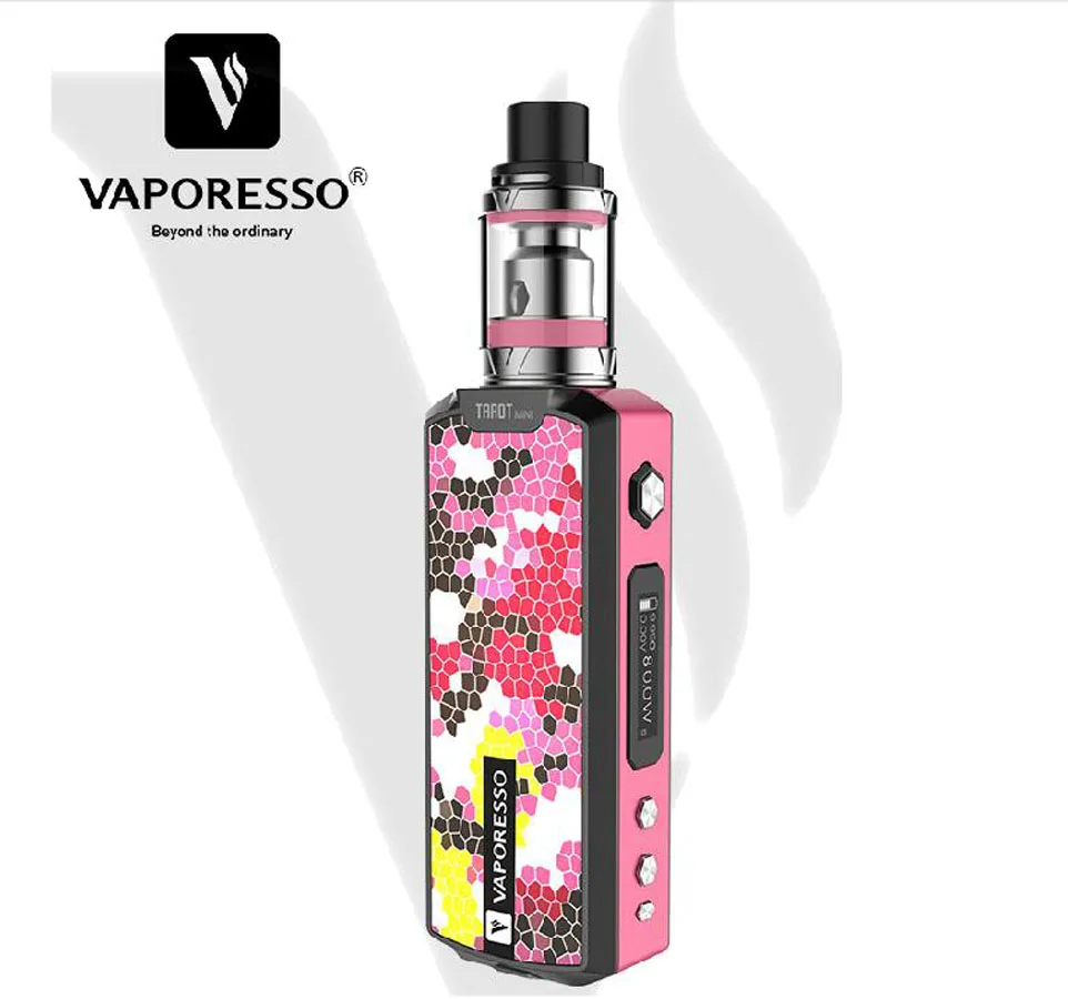 Оригинальный Vaporesso Таро мини комплект 2 мл VECO EUC Танк 80 Вт коробка мод катушка