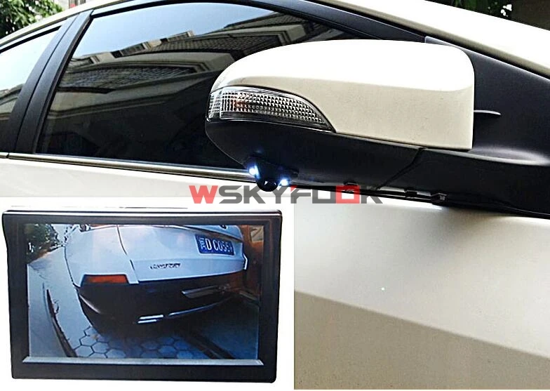 Автомобильная правая система слепого пятна камера и Автомобильная камера заднего вида система парковки две камеры s видео автоматический переключатель управления