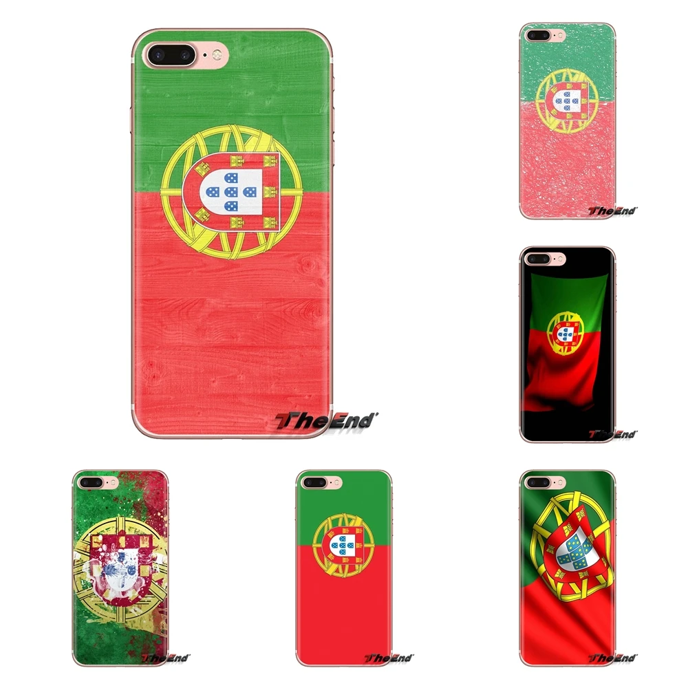 For Xiaomi Mi4 Mi5 Mi5S Mi6 Mi A1 A2 5X 6X 8 9 Lite SE Pro Max Mix 2 3 2S Phone Housing Case Portugal Flag Banner Art Pattern |