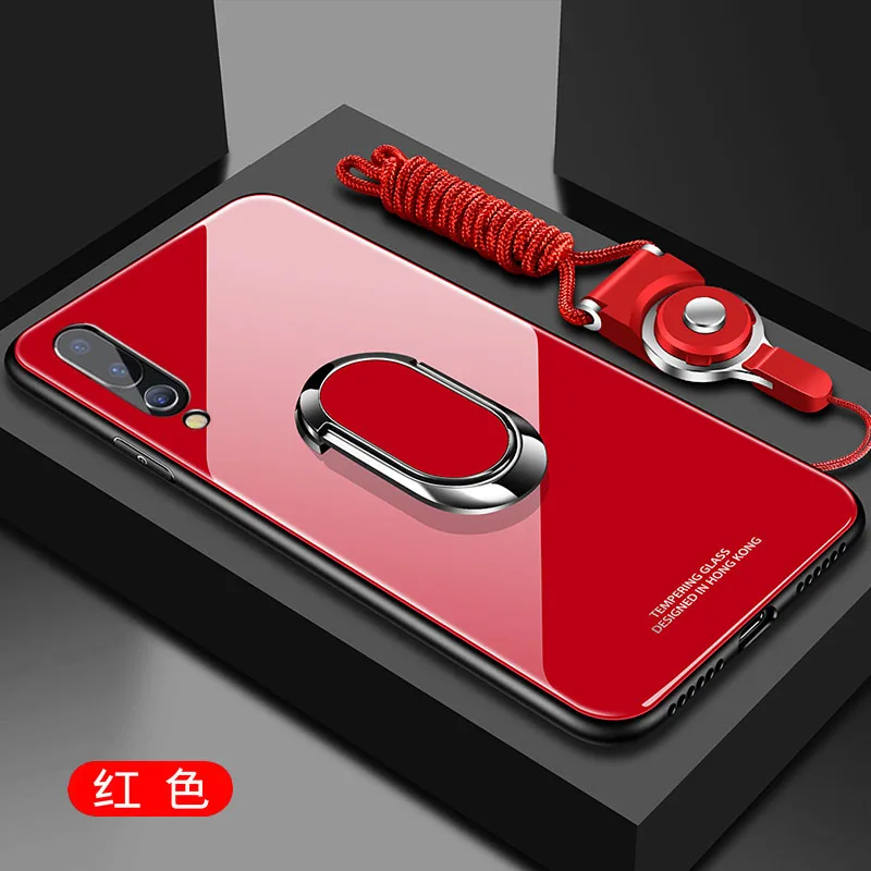 Для huawei P30 Pro Чехол из твердого закаленного стекла с подставкой Кольцо Магнит защитный чехол на заднюю панель для huawei P30 lite P30Pro p30lite