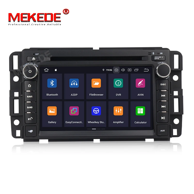 Мультимедийный плеер Mekede Android9.0 встроенный DSP IPS автомобильный DvD GPS для