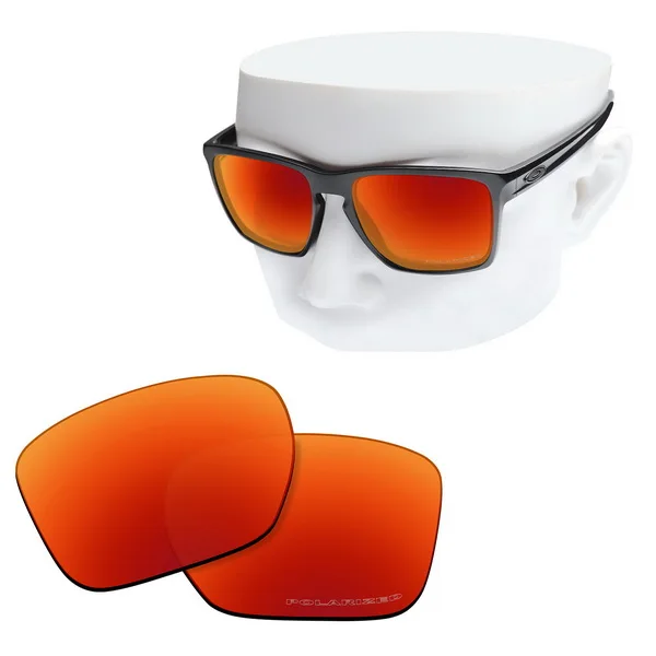 Fire Red Mirror OOWLIT Анти-Царапины Сменные линзы для-солнцезащитные очки Oakley Щепка XL OO9341 травления поляризованных солнцезащитных очков - Цвет линз: Fire Red Mirror