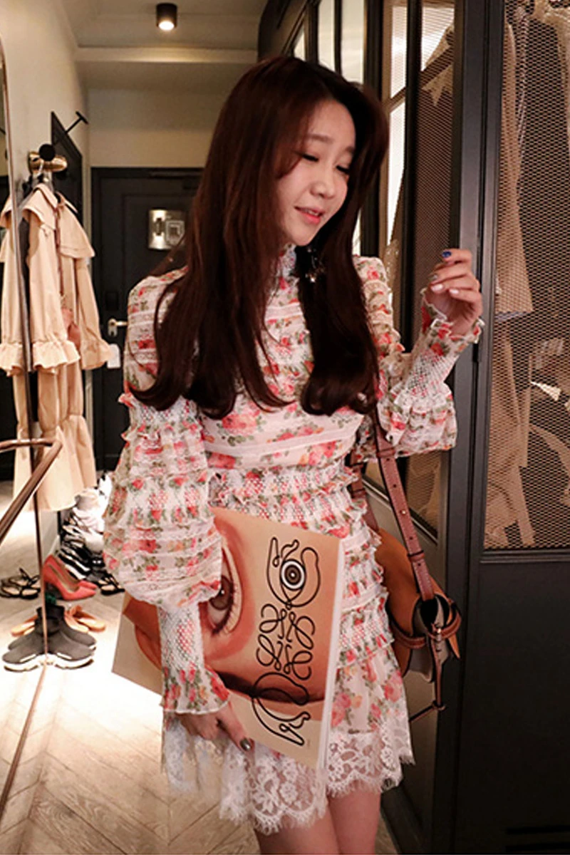 ZIM Дизайнерские летние женские комплекты подиумная Цветочная печать фонарь