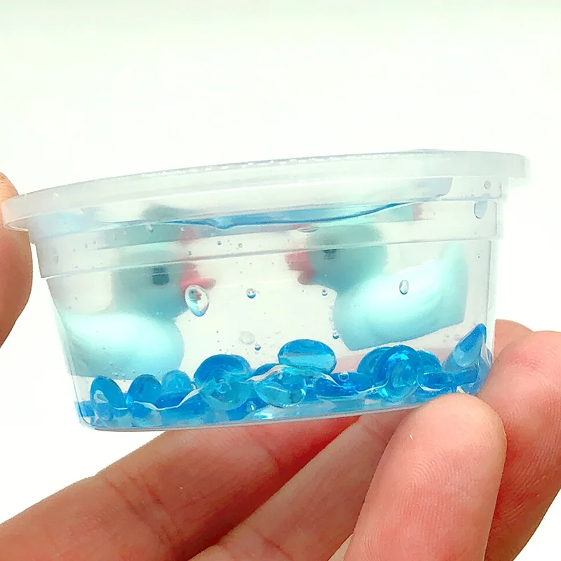2019 60ml Clear Box Mud Duck Mixing Cloud Slime Putty Scented Stress Kids Clay Toy Glue for Supplies Charms | Игрушки и хобби