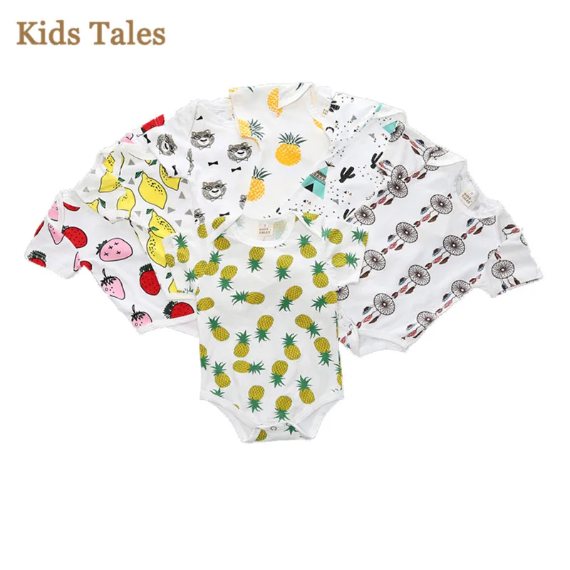 Детские комбинезоны летняя одежда для маленьких девочек новорожденных с