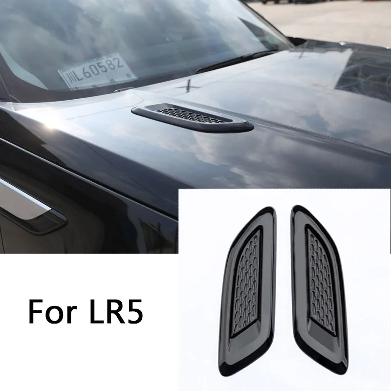Стикеры для Land Rover Discovery Sport LR4 lr5 Range Evoque Vogue Hood Air Vent Outlet Wing Trim For Freelander 2|auto ac vents|accessories