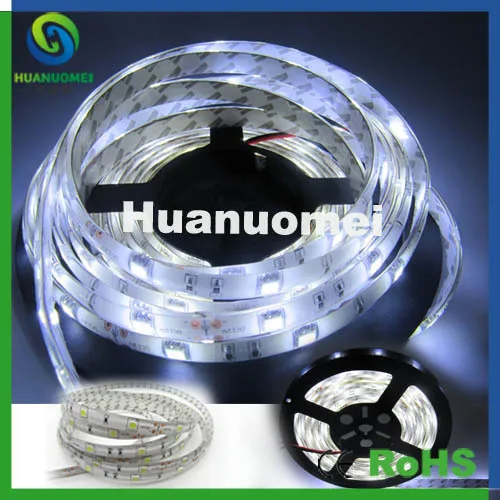 Фото 6-цветная светодиодная лента, вход 12 В, 5050 smd, светодиодная лента, 5x150 светодиодов, 25 м, белая печатная плата №2
