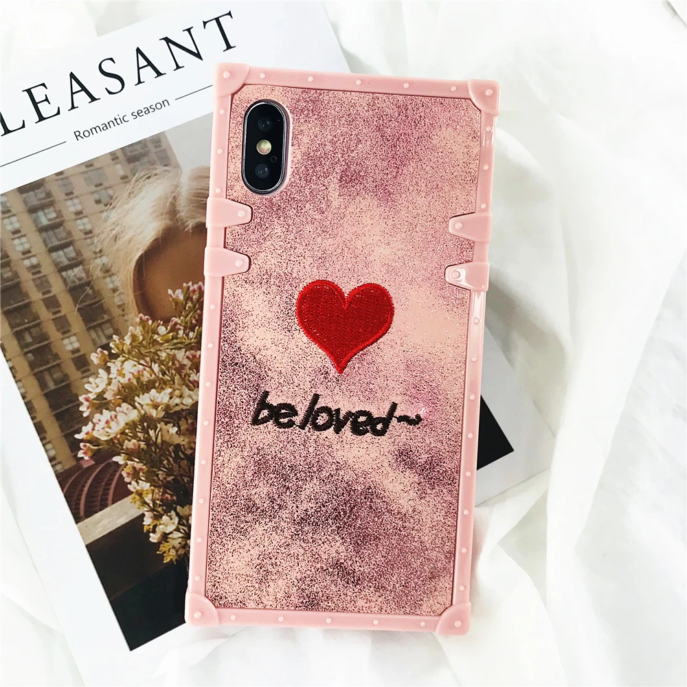Luxury Phone Case For Iphone 6 Classic Quicksand Heart of Love IPhone 6S Plus Silicone Plastic Soft Back Cover Capa |