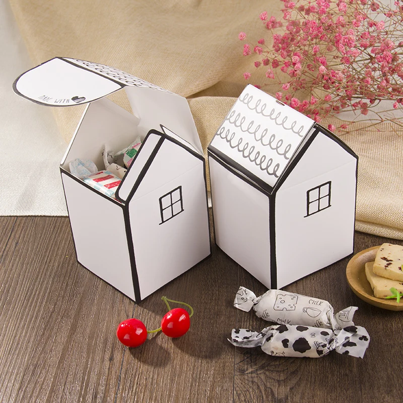 20 шт./Лот коробка для выпечки шоколадных кексов печенья|box for|boxes for cookiesbox chocolate |