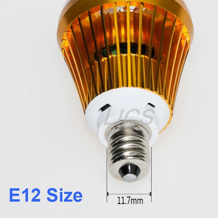 Оптовая продажа Бесплатная доставка 6 Вт E12 светодиодные свечи лампочки 540lm