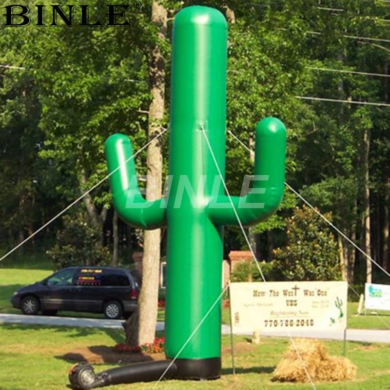 Customized artificial green 6mH giant inflatable cactus plant balloon for outdoor decoration | Дом и сад