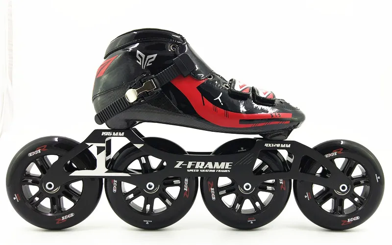 Профессиональные 4X120 мм большие колеса гонки inline скорость роликовые коньки для