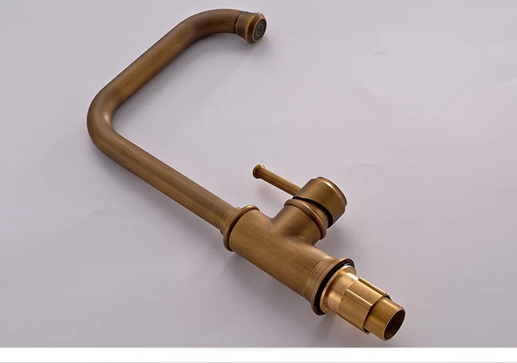 

X-6612 New kitchen faucet antique faucet copper hot and cold single single hole basin faucet