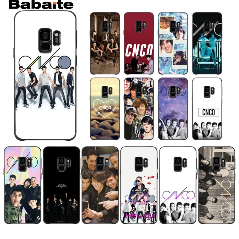 CNCO новое поступление черный чехол для мобильного телефона Samsung Galaxy s7 s6edge s9 s8 plus note