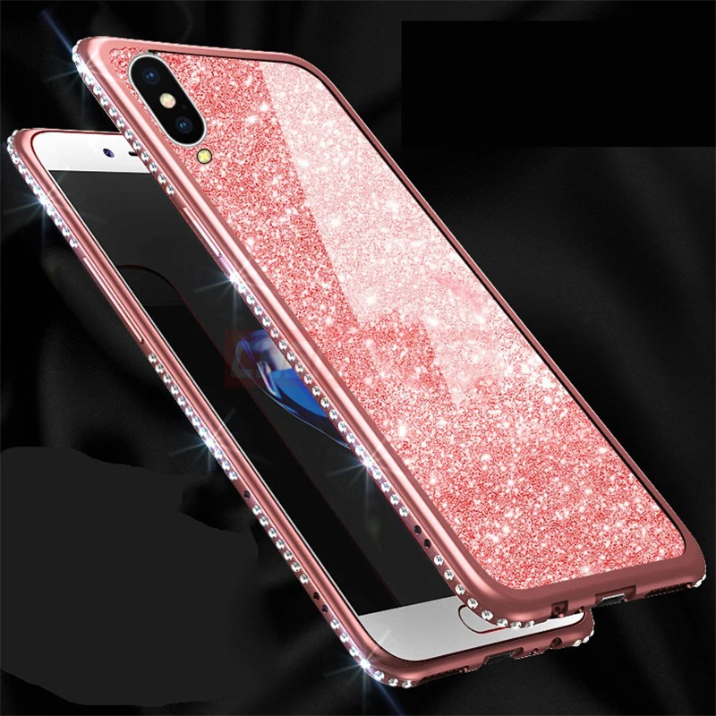Мягкий чехол из ТПУ с алмазным блеском для Huawei P20 P10 Plus Mate 20 Lite чехлы Honor 7C 7A Pro Y6 Prime