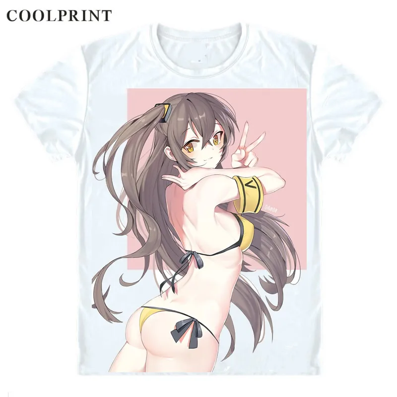 UMP45 игровая футболка для девочек с принтом из аниме Doujinshi Повседневная косплея