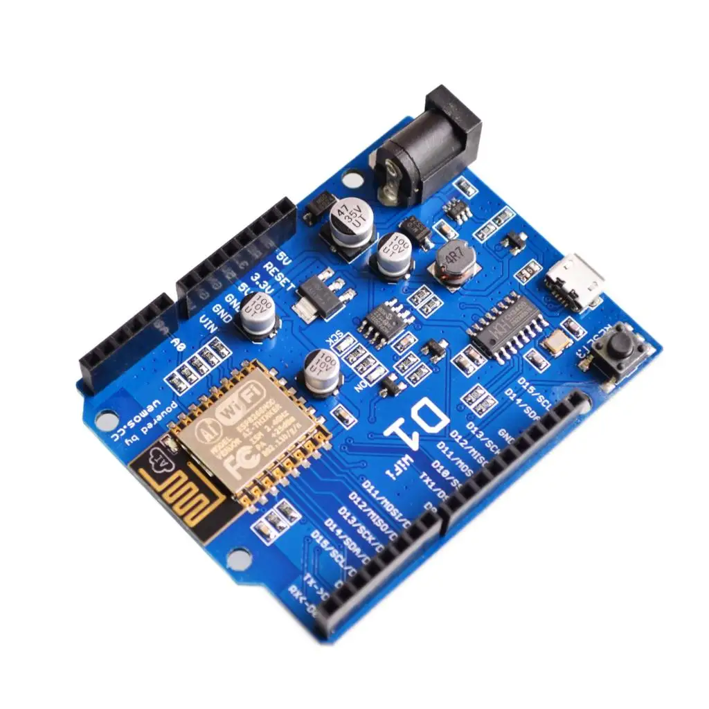ESP-12E WeMos D1 WiFi uno на основе ESP8266 щит для arduino совместимый | Электронные компоненты и