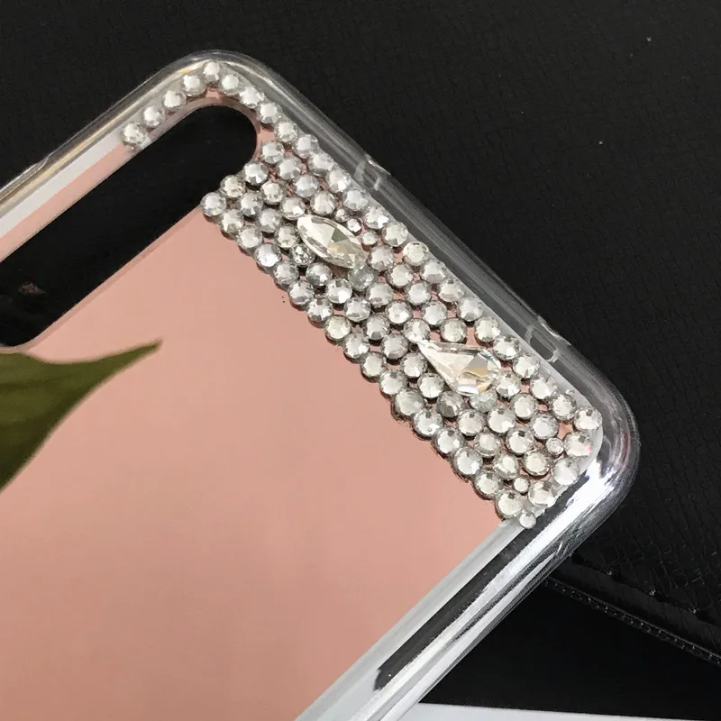 Для huawei p20 pro блестящее алмазное зеркало мягкий чехол из ТПУ для Huawei P8 P9 P10 P20 lite plus