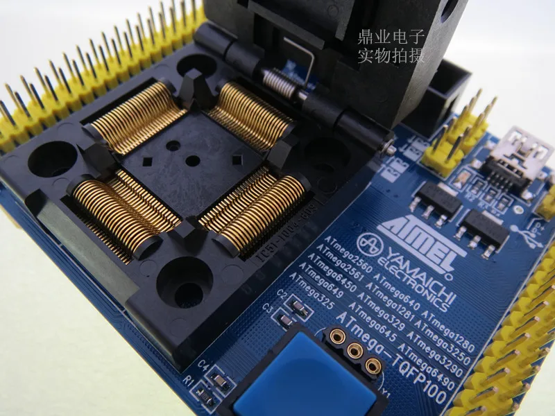 Оригинальное тестовое сиденье ATMEL IC ATmega2560/1280/2561/3250/6450 программируемое гнездо